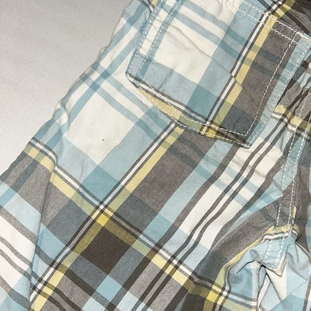 GYMBOREE Boy's Plaid Shorts Size 6 Adjustable Waist